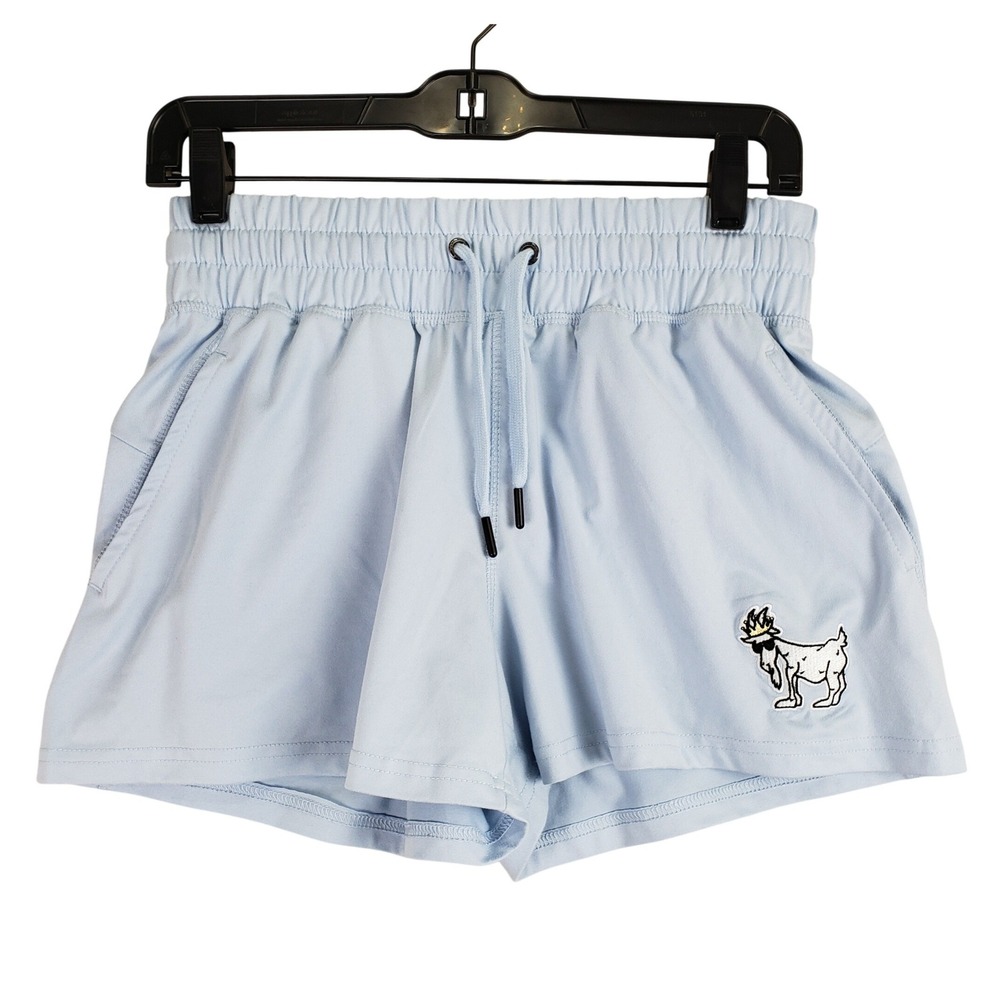 Goat USA Athletic Shorts Mens Small Light Blue Sporty Casual Gym Wear